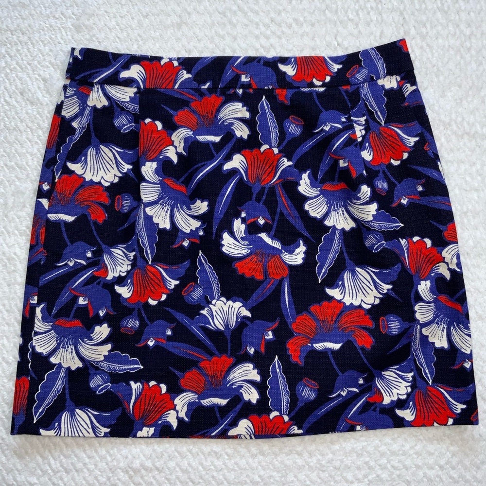 J.Crew tapestry Floral print pencil skirt
